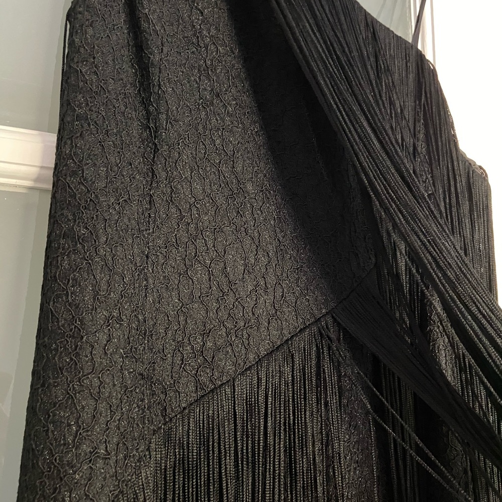 1920s Style Lace Fringe Dress 🖤